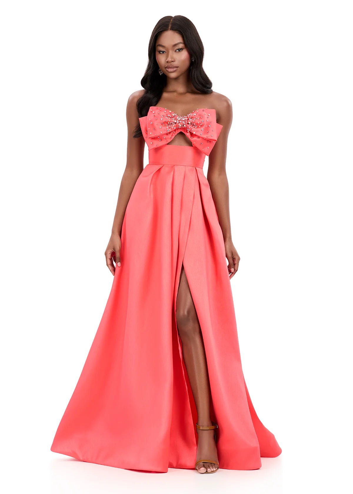 12313_Coral_1 Enya Gown - Image 1