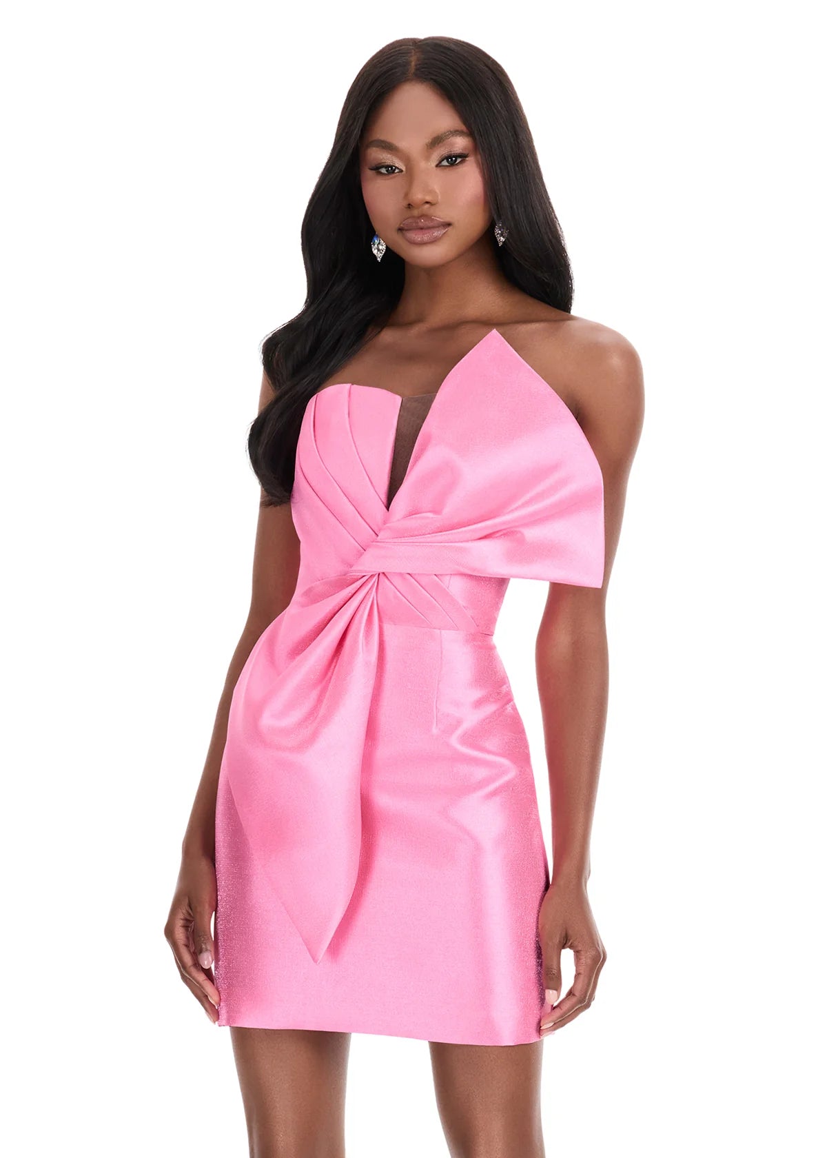 4825_Pink_1 Eudora Mini Dress - Image 1