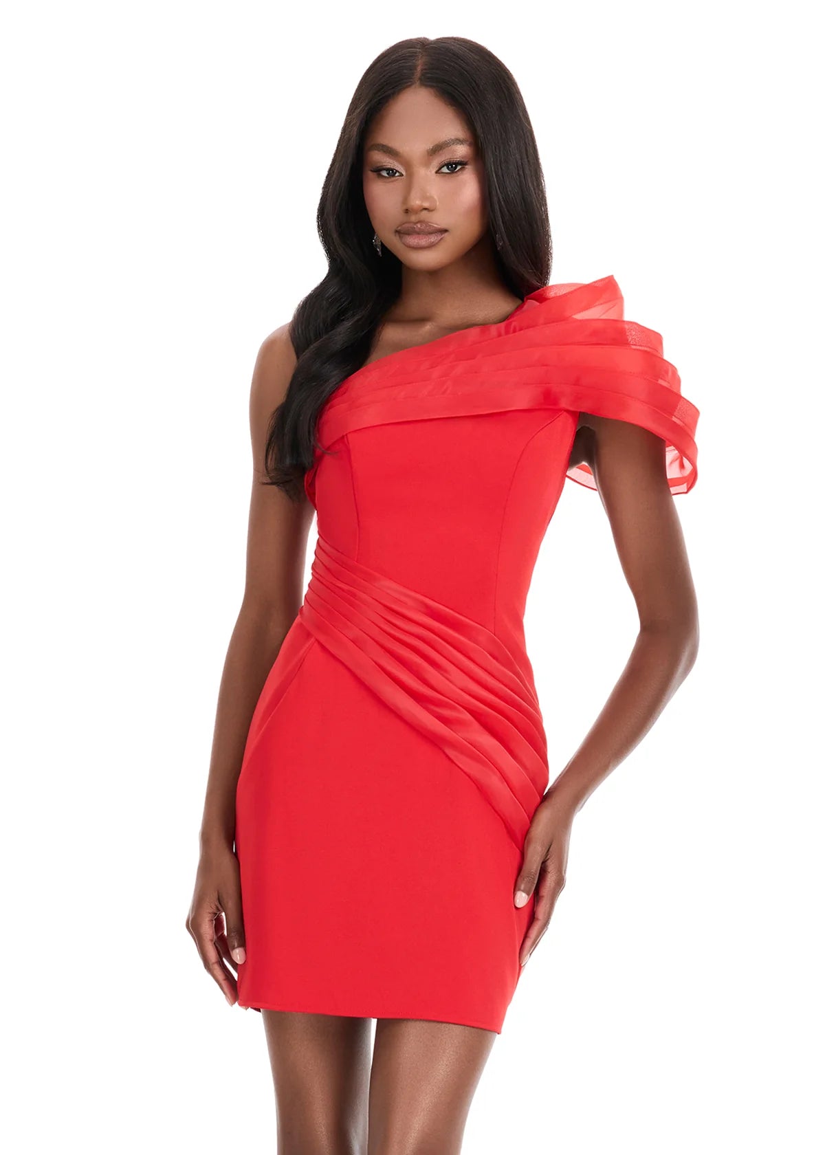 4839_Red_1 Kiraz Mini Dress - Image 1