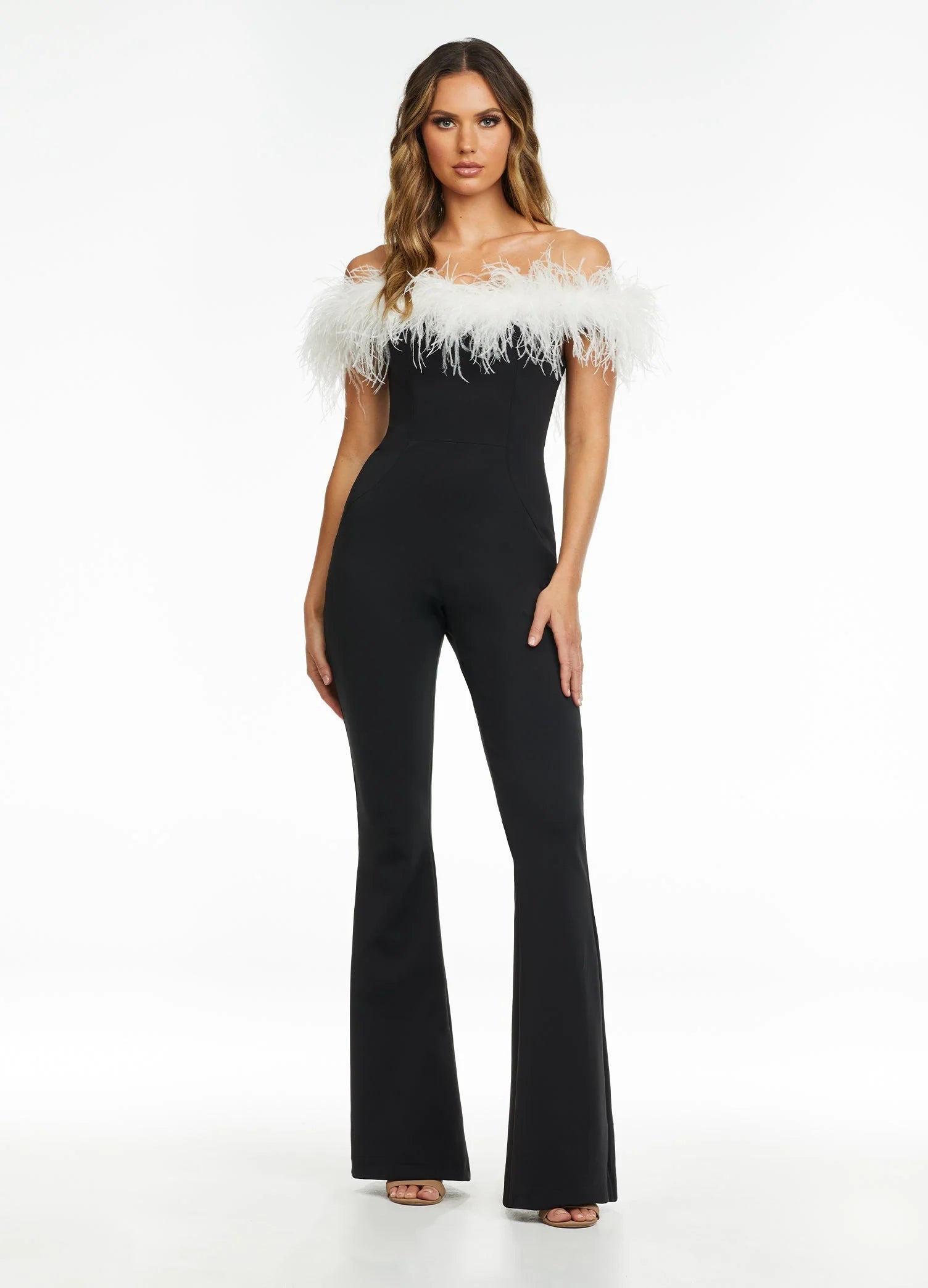 ASHLEYlauren_11100_Black_Miron_Jumpsuit Miron Jumpsuit - Image 1