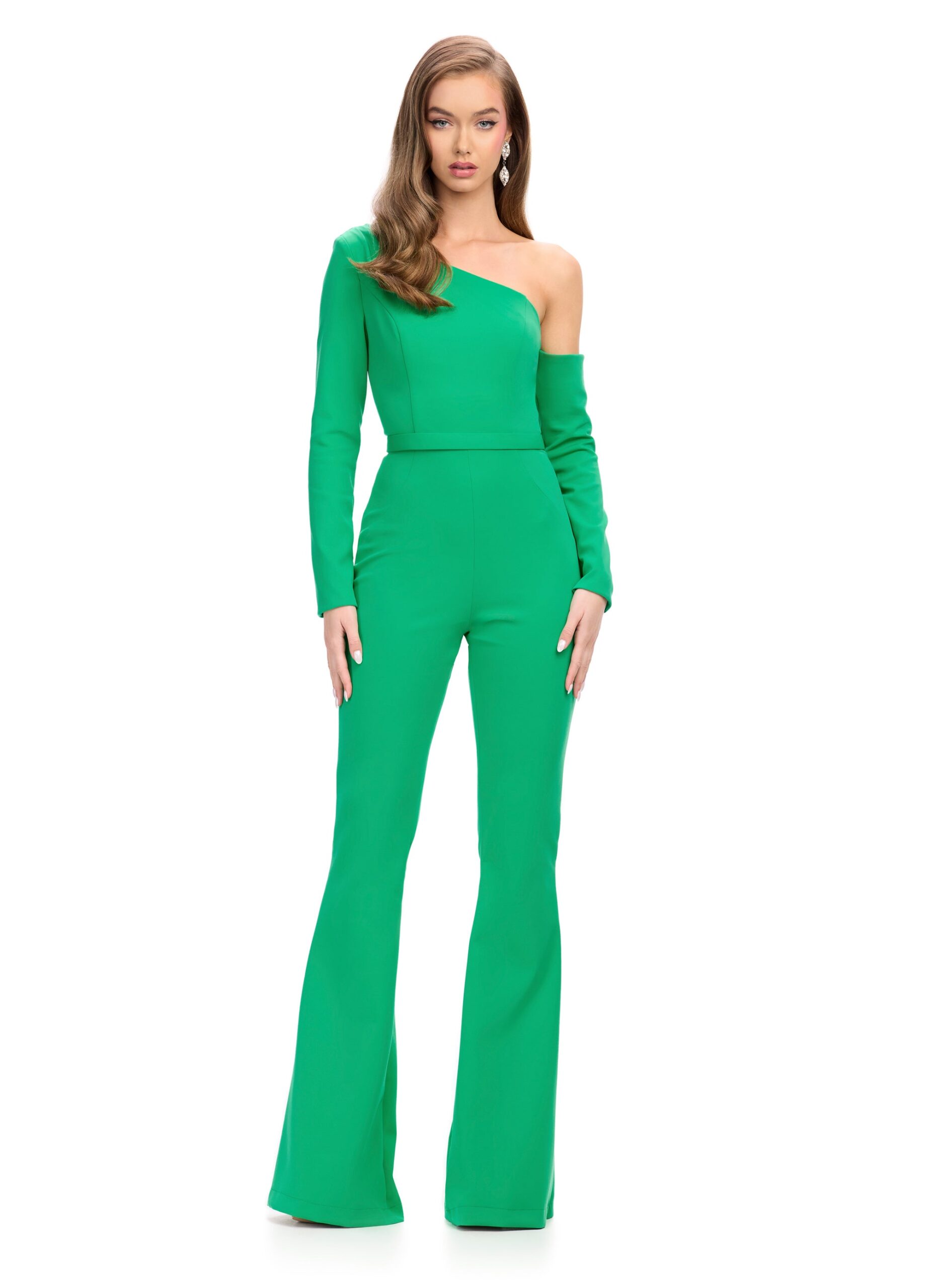 ASHLEYlauren_11763_Green_Zora_Jumpsuit Zora Jumpsuit - Image 1
