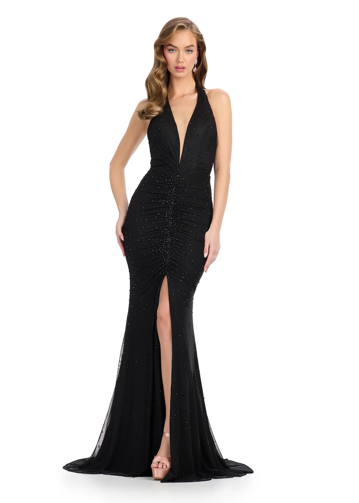 ASHLEYlauren_11863_Black_Esmeray_Evening_Gown Esmeray Gown - Image 1